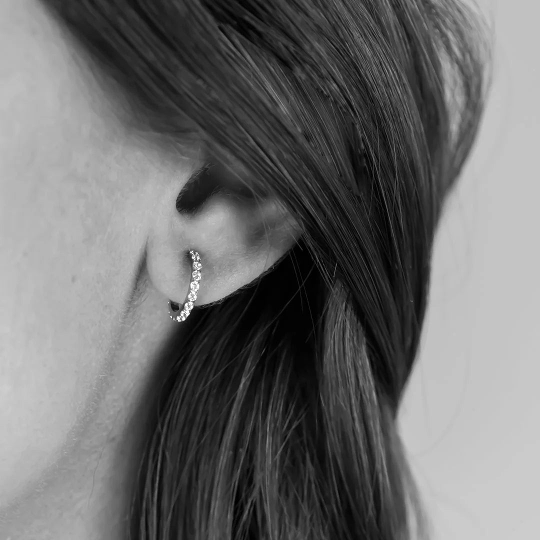 Esther mini earrings steel