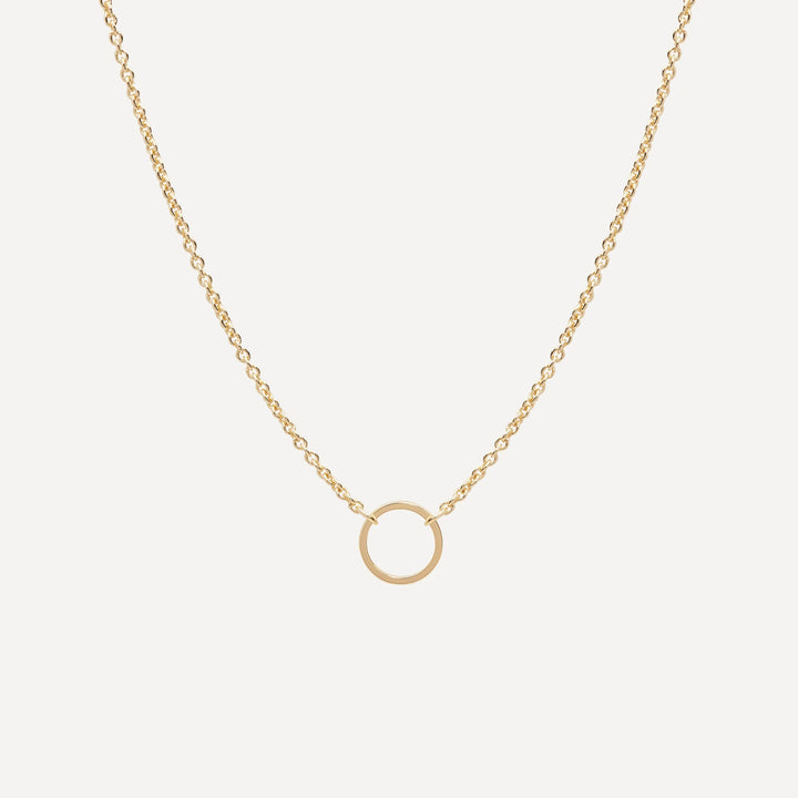 Eternity necklace gold