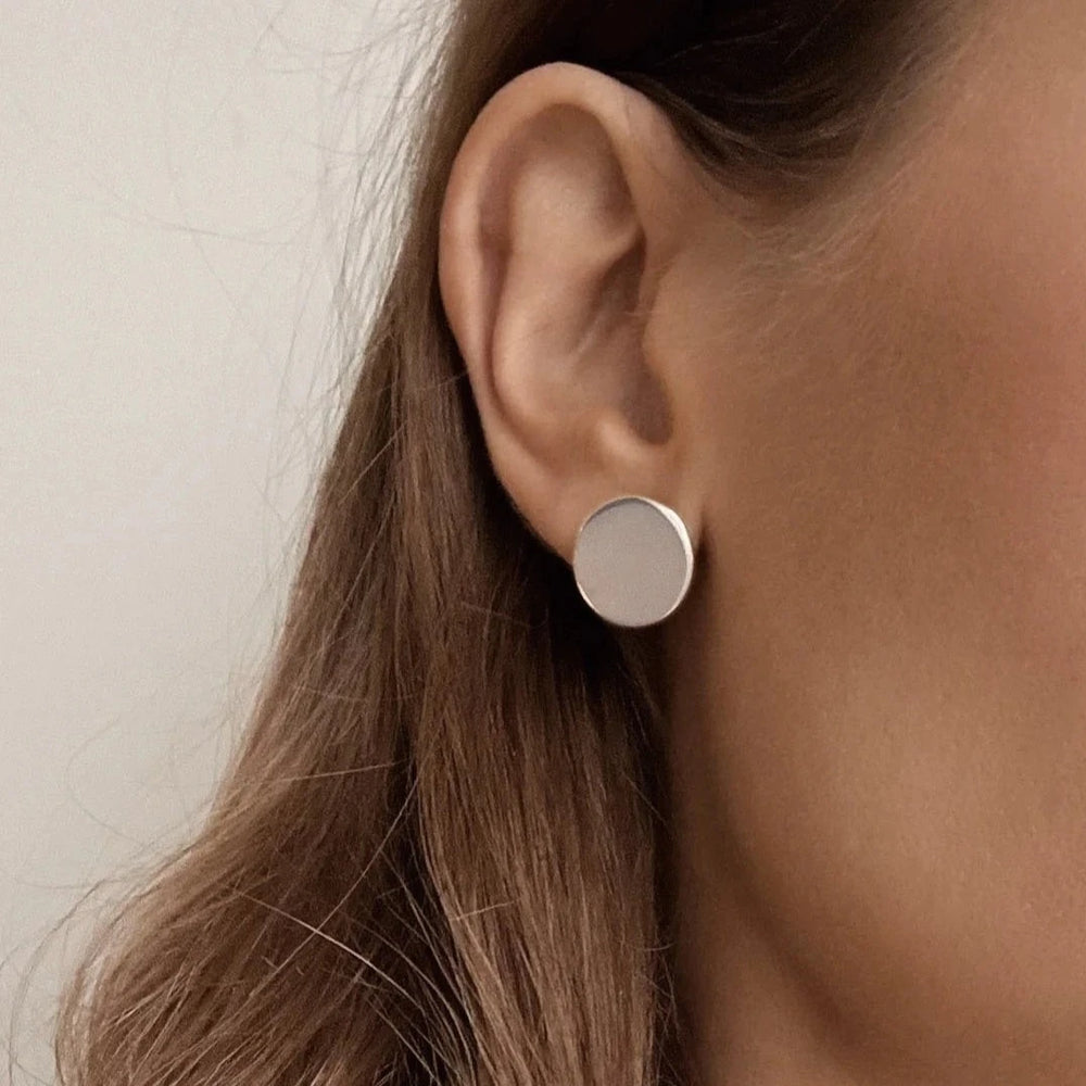 Blanche earrings steel Icone