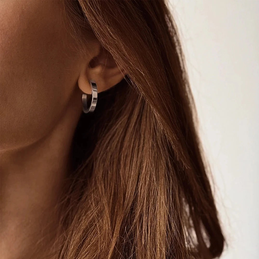Elise earrings steel