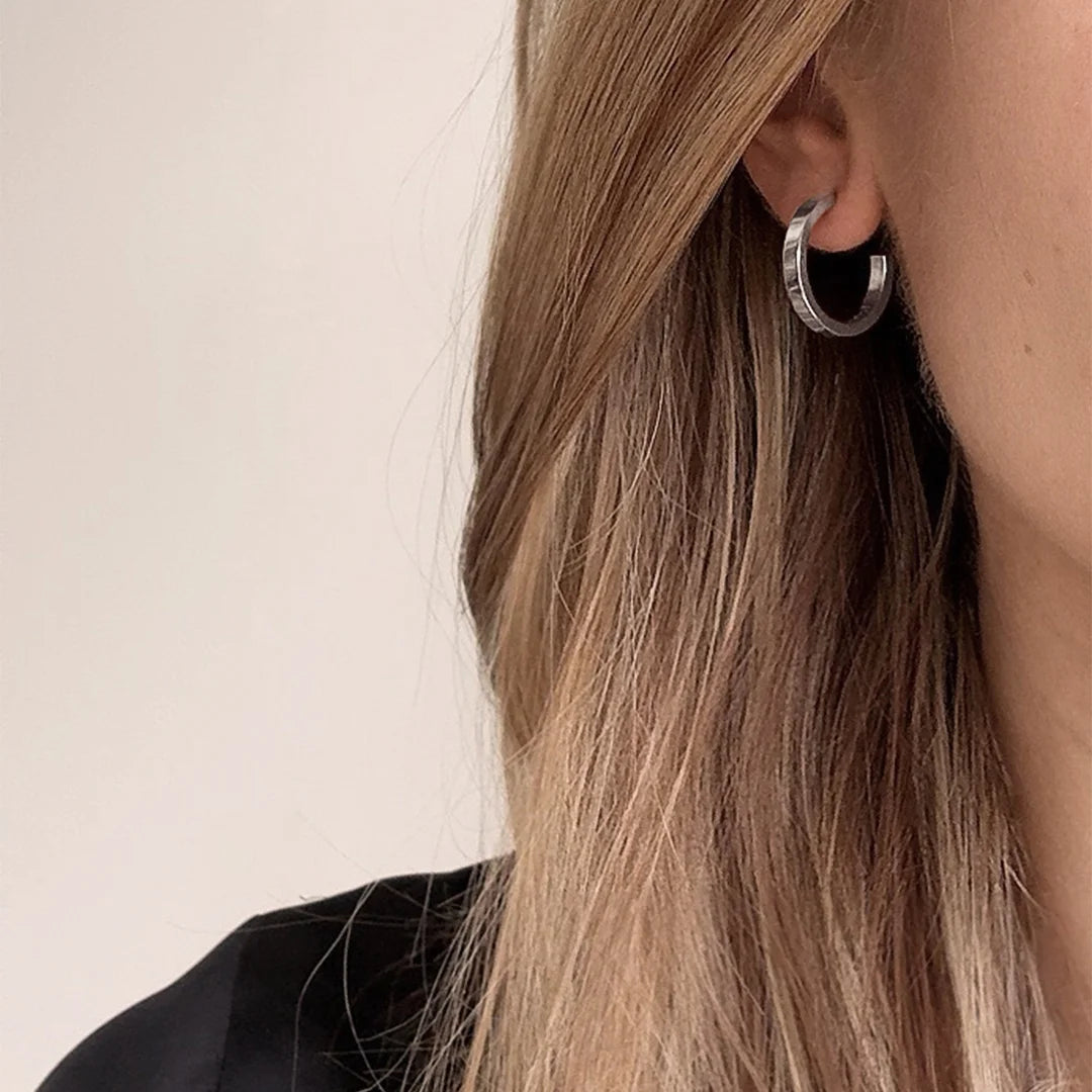 Elise earrings steel