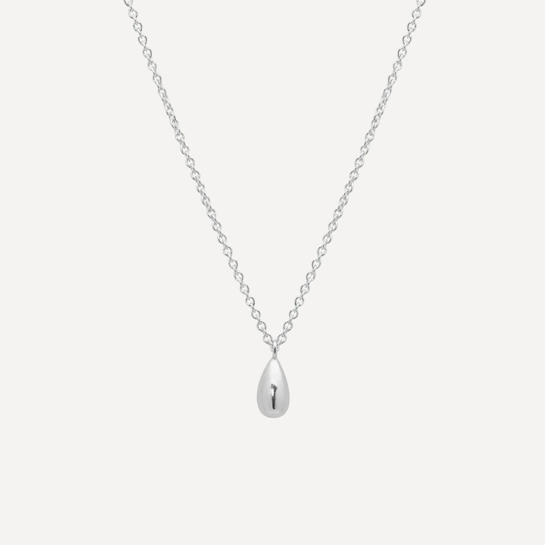 Teardrop Necklace Silver