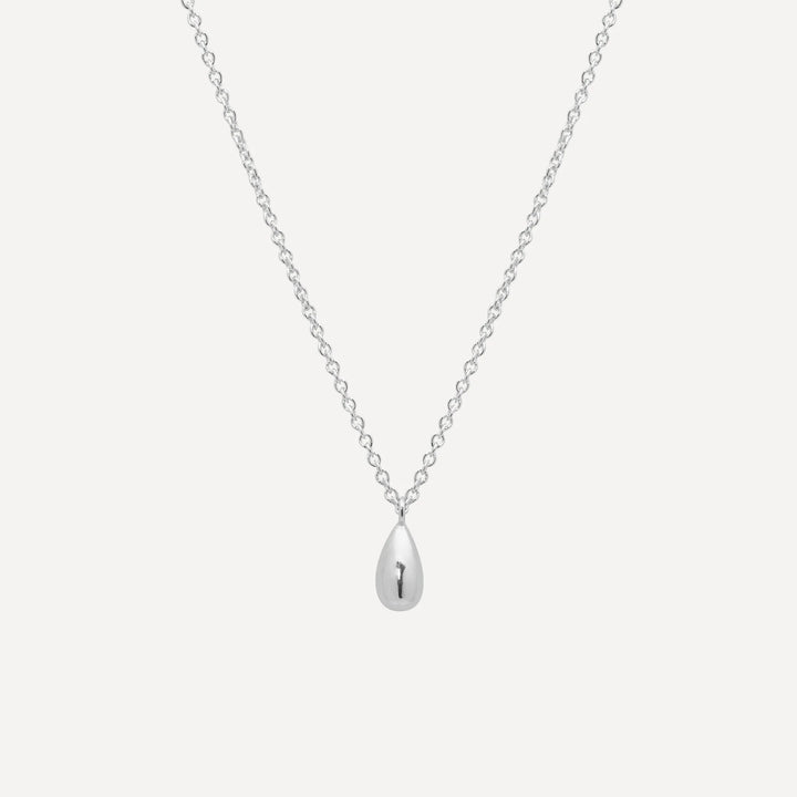 Teardrop Necklace Silver